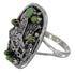 Southwest Sterling Silver Turquoise Eagle Ring Size 5-1/2 RX80660